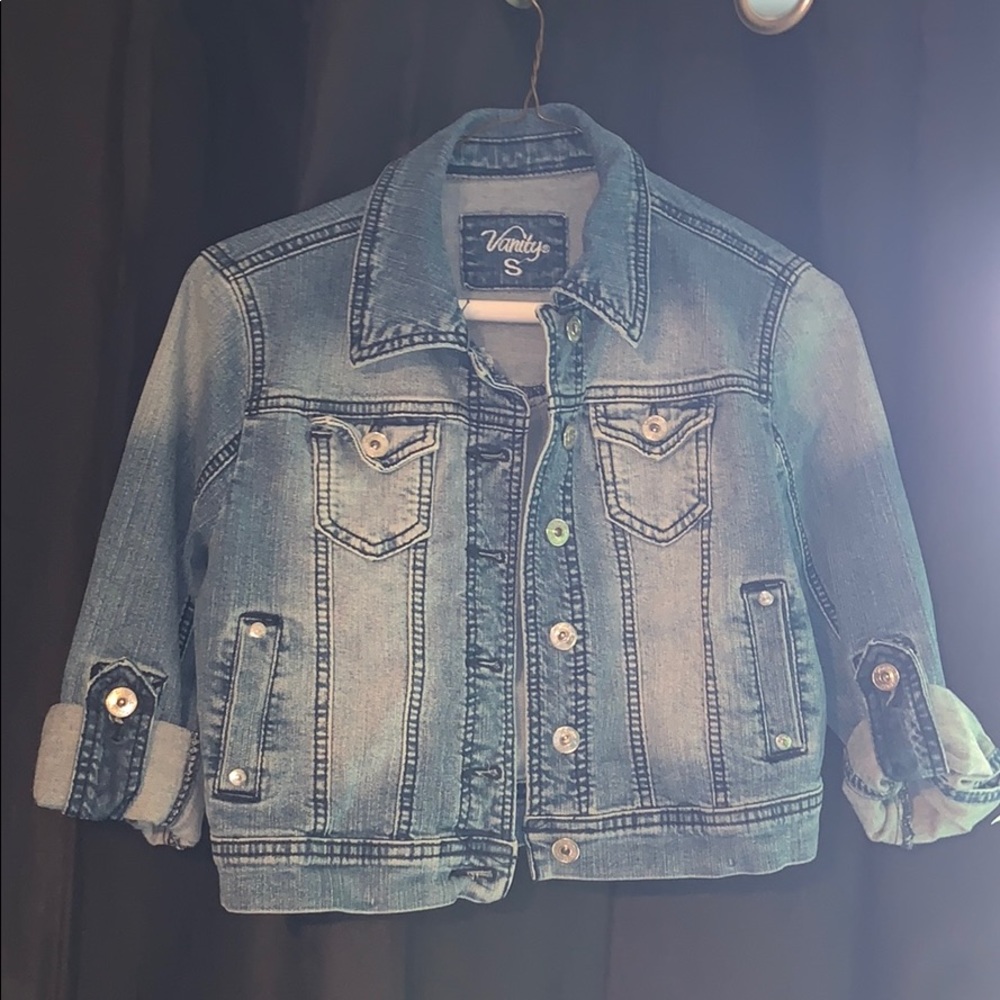 Jean Cropped Jacket